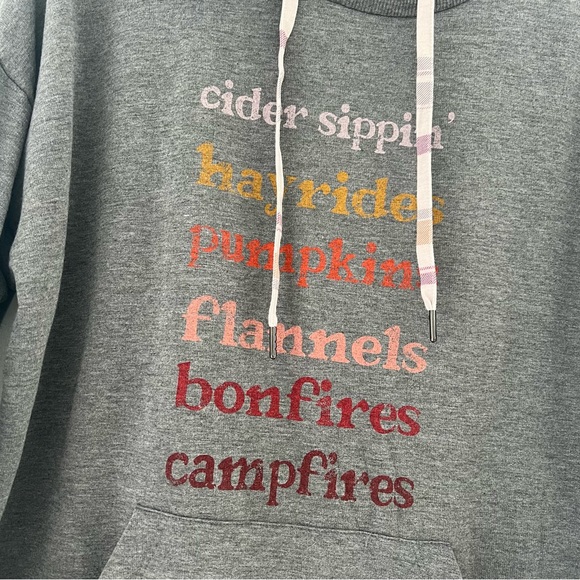 Maurice’s OX Gray Hoodie with Autumn/Fall - Picture 3 of 7